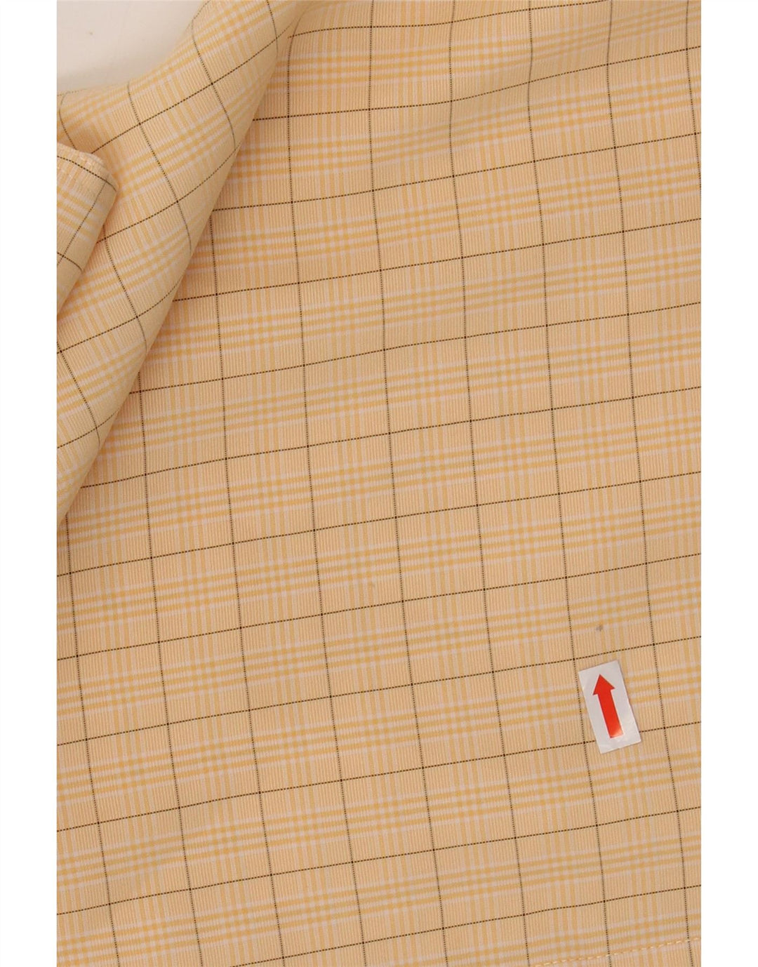 Cămașă cu mânecă scurtă pentru bărbați PIERRE CARDIN, modal cu carouri galbene medii