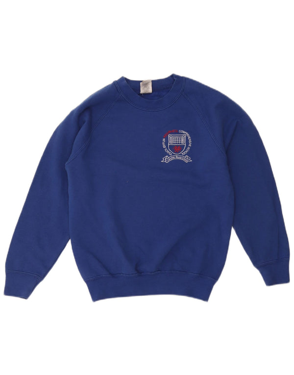 Russell Athletic Băieți Pulover Grafic Pulover 11-12 Ani 2XL Bumbac Albastru