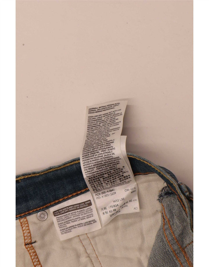 Blugi drepti pentru bărbați Levi's 514 W32 L30 Bumbac albastru
