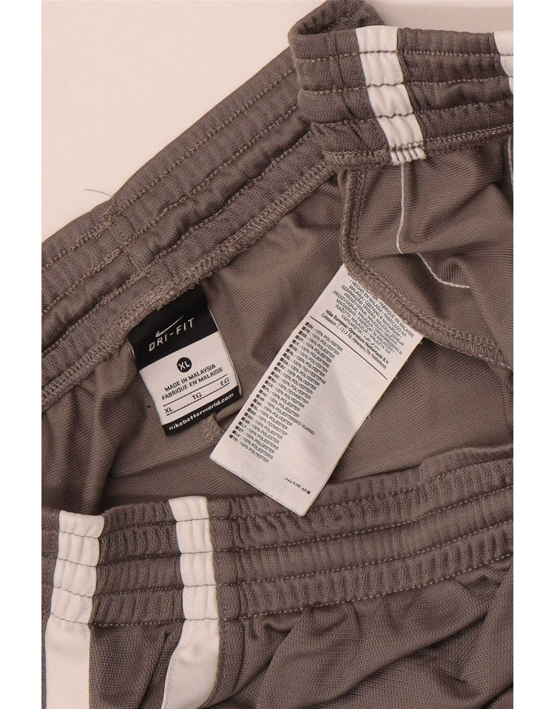 Pantaloni scurți sport Nike Dri Fit pentru bărbați XL, gri, poliester color bloc