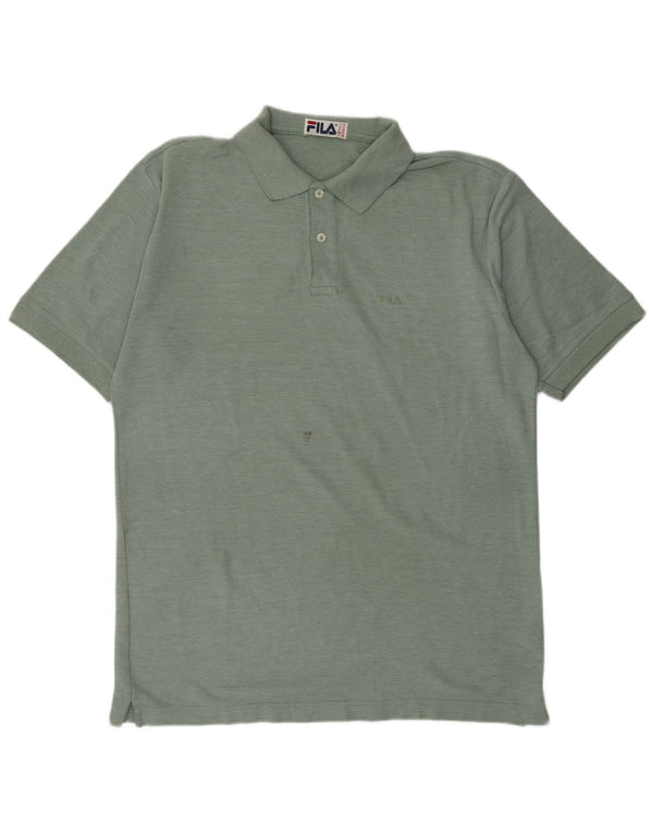 Tricou polo FILA pentru bărbați IT 52, bumbac verde mare