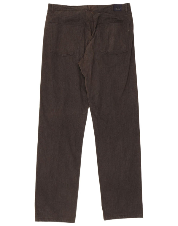 Pantaloni chino drept bărbați Avirex L33 L33 bumbac negru