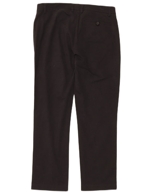 Pantaloni drepti pentru femei Marlboro Classics UK 14 Large W30 L28 Black