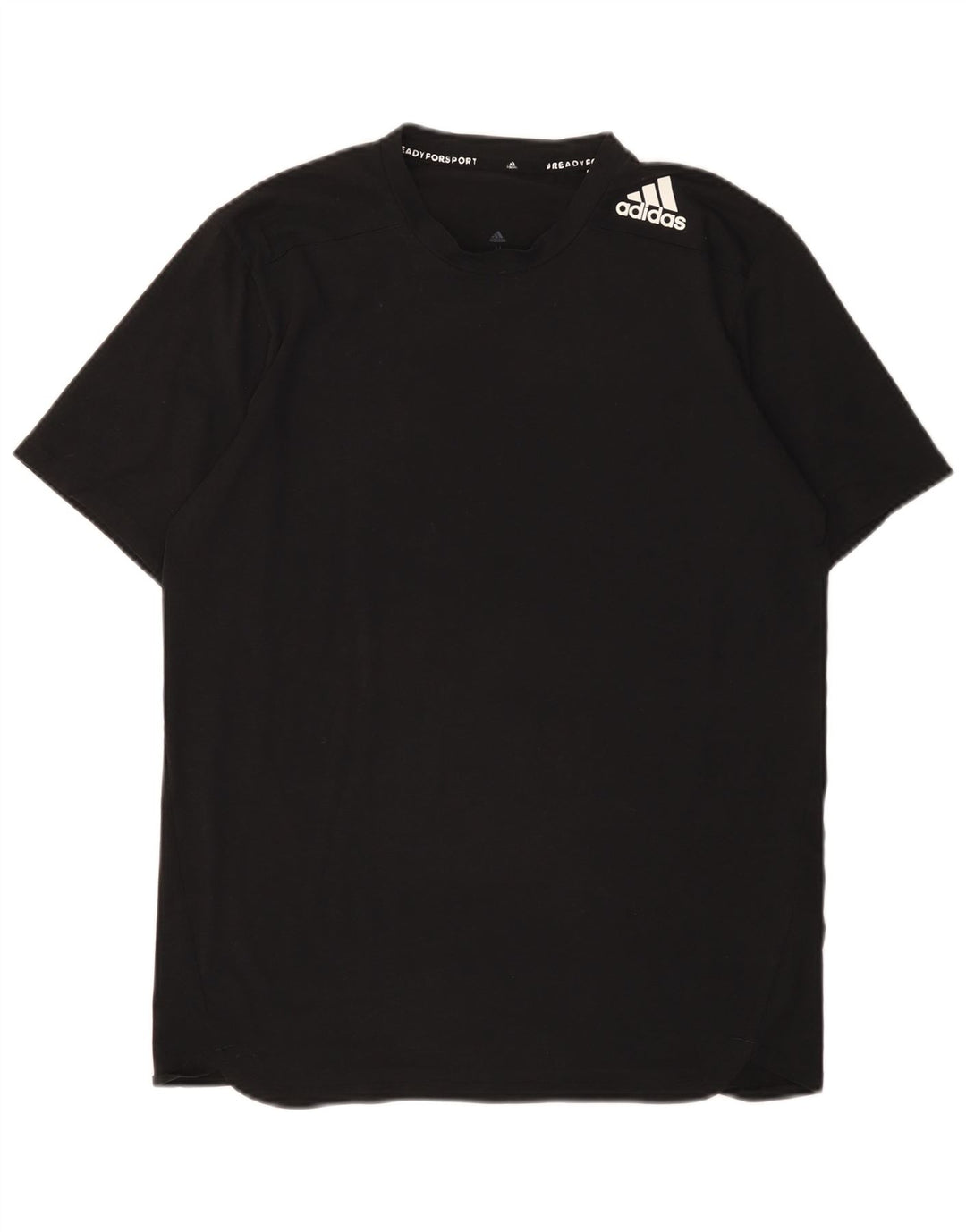 Tricou pentru bărbați Adidas Top Mediu Negru Poliester