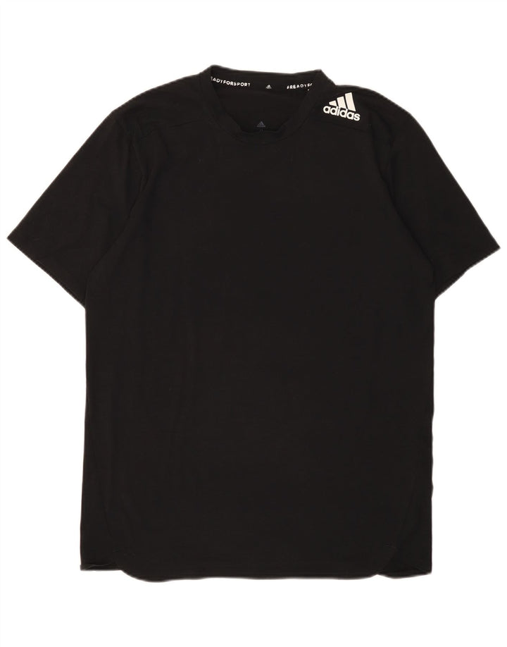 Tricou pentru bărbați Adidas Top Mediu Negru Poliester