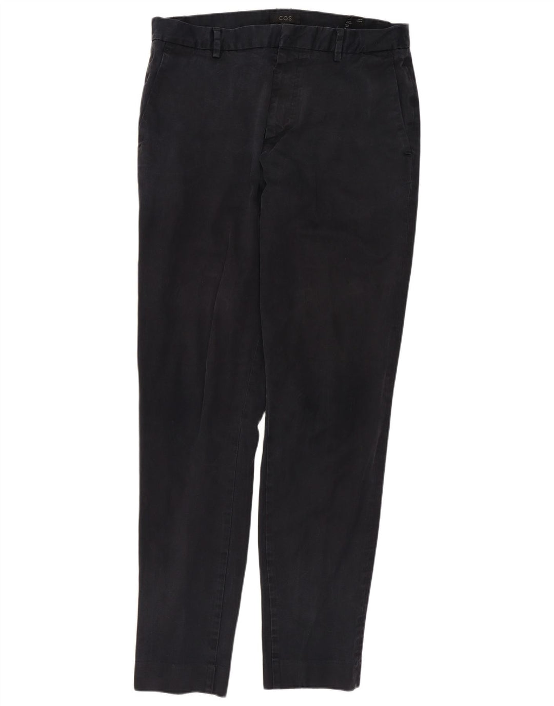 COS Pantaloni chino subțiri pentru bărbați EU 48 Mediu L30 L31 Bumbac bleumarin