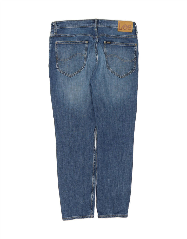 LEE Mens Rider Cropped Jeans W33 L28 Blue Cotton Vintage Lee and Second-Hand Lee from Messina Hembry 