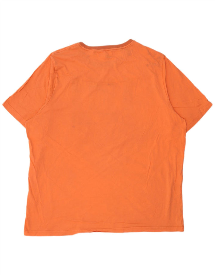 Tricou grafic Puma Valencia pentru bărbați Top 2XL portocaliu