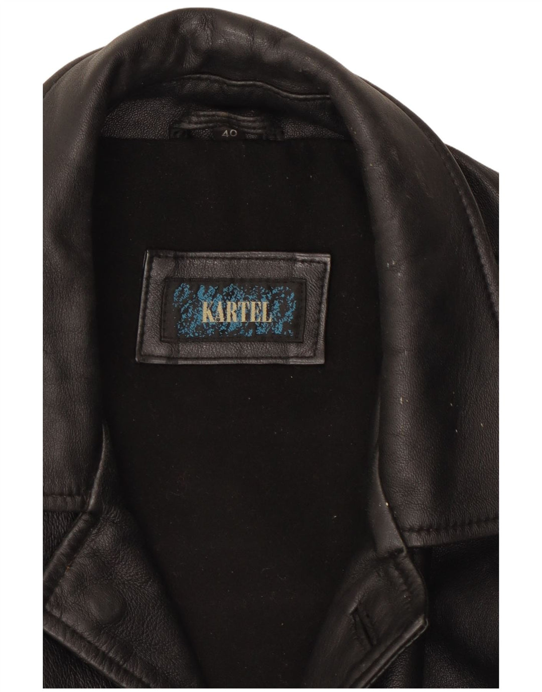 Jachetă din piele pentru bărbați Kartel UK 40 Large Black