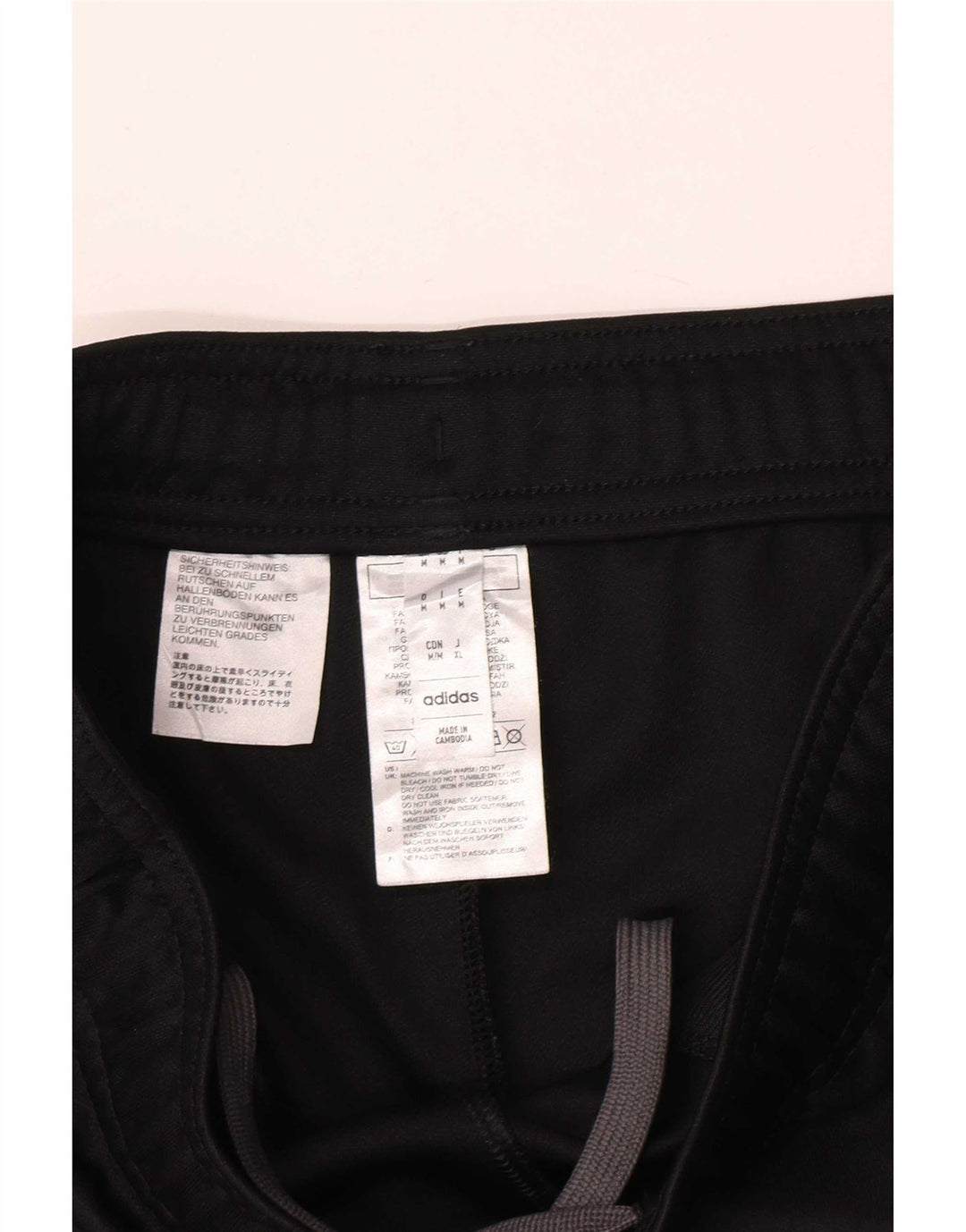 Pantaloni de trening Adidas Aeroready pentru bărbați, poliester mediu negru