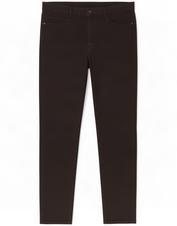 Zara Pantaloni casual drepti pentru bărbați EU 46 XL W36 L31 Bumbac negru