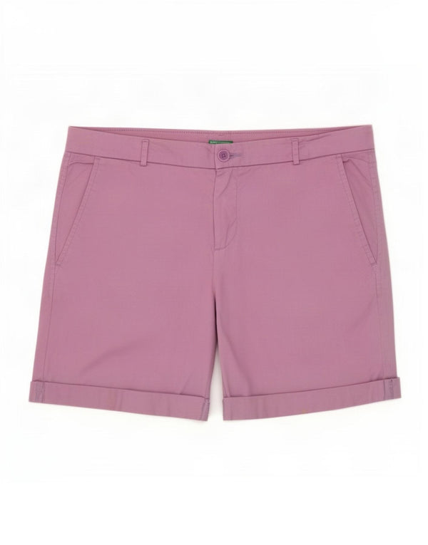 Pantaloni scurți chino pentru femei Benetton IT 44 Medium W34 Violet