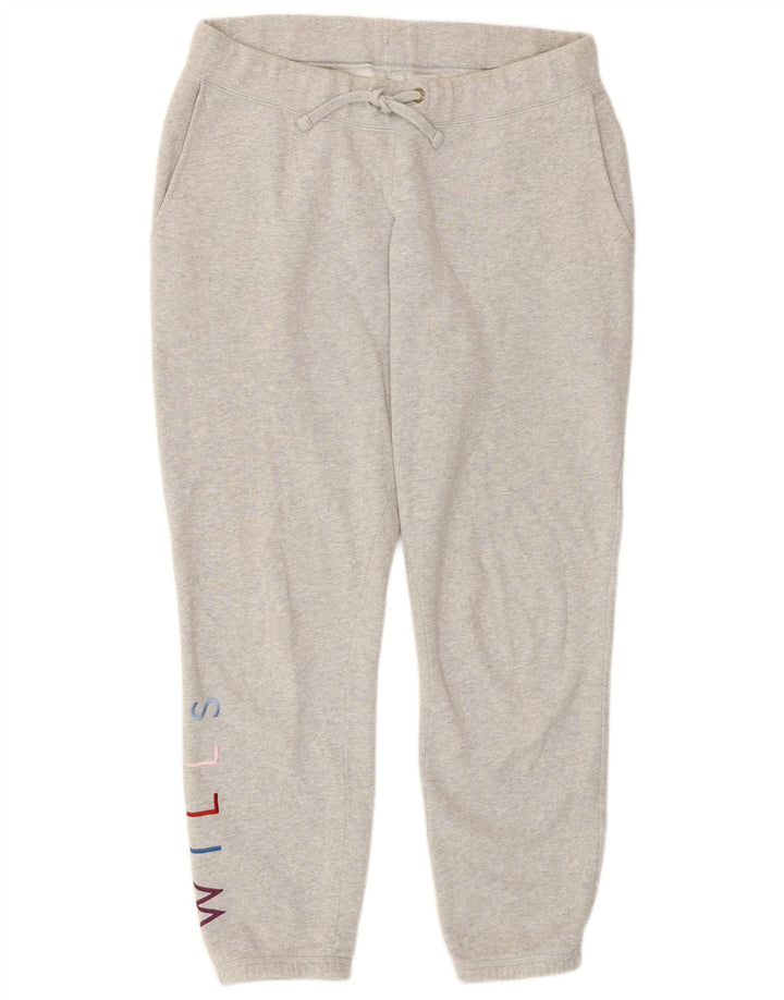 Jack Wills Pantaloni de trening grafic pentru femei Pantaloni de jogging UK 12 Gri mediu