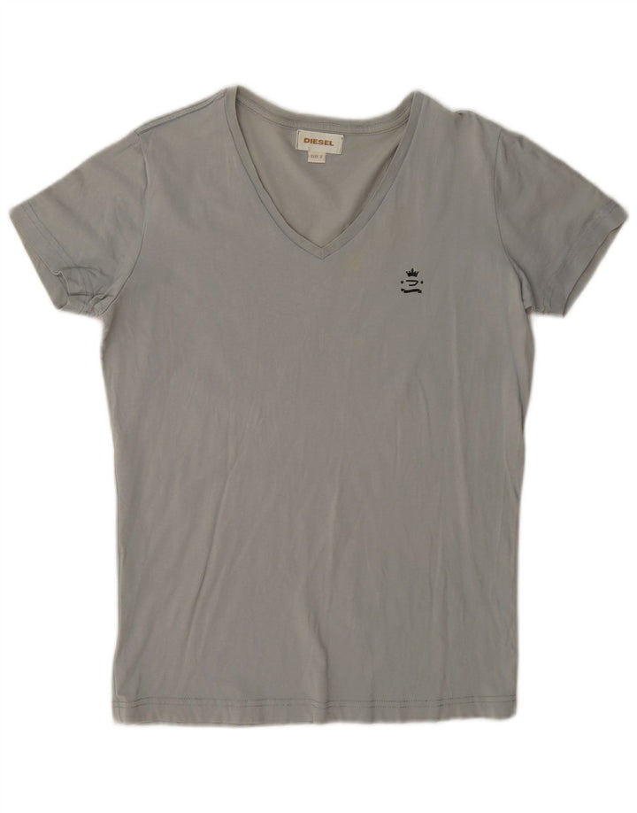 Diesel Bărbați Tricou Top Mic Gri Bumbac