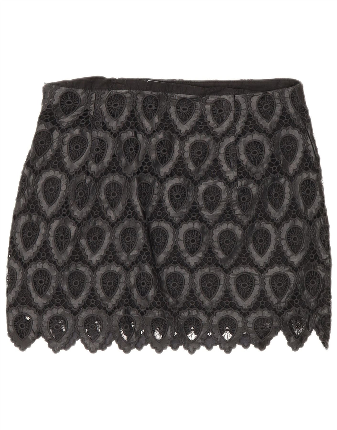 Fusta mini pentru femei Zara, mare W30, poliester geometric geometric