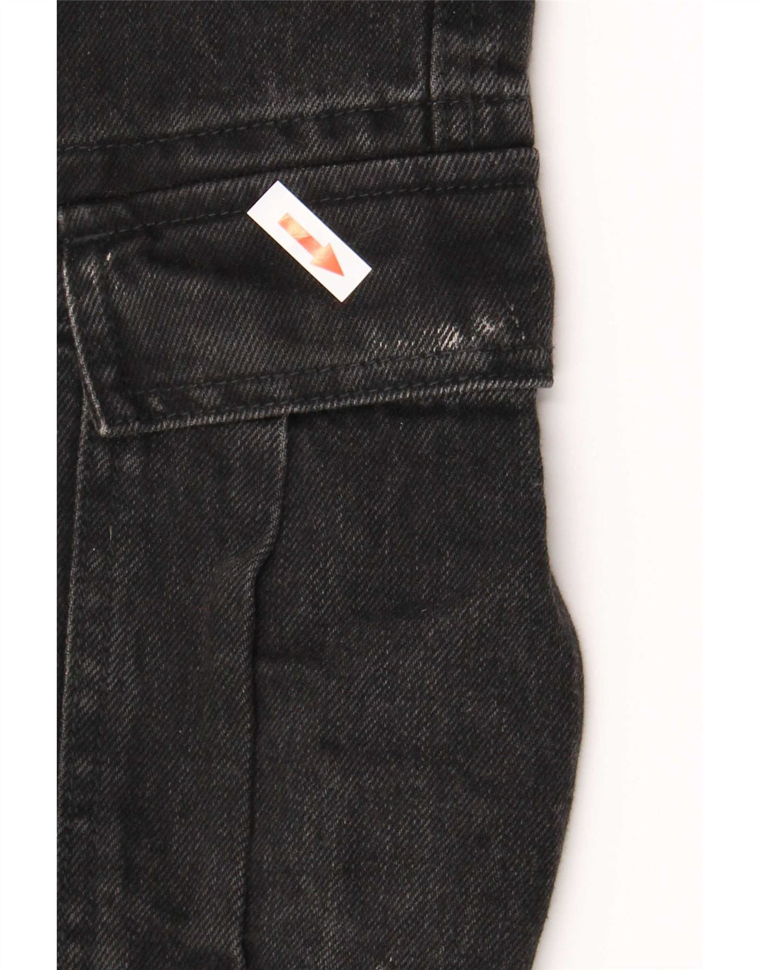 Blugi Kiabi Cargo Straight pentru bărbați IT 50 Large W34 L31 Negri