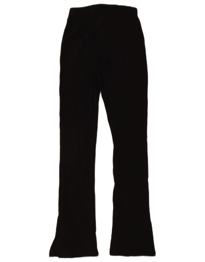 Pantaloni casual pentru femei Flare Zara Mici L26 L30 Poliester negru