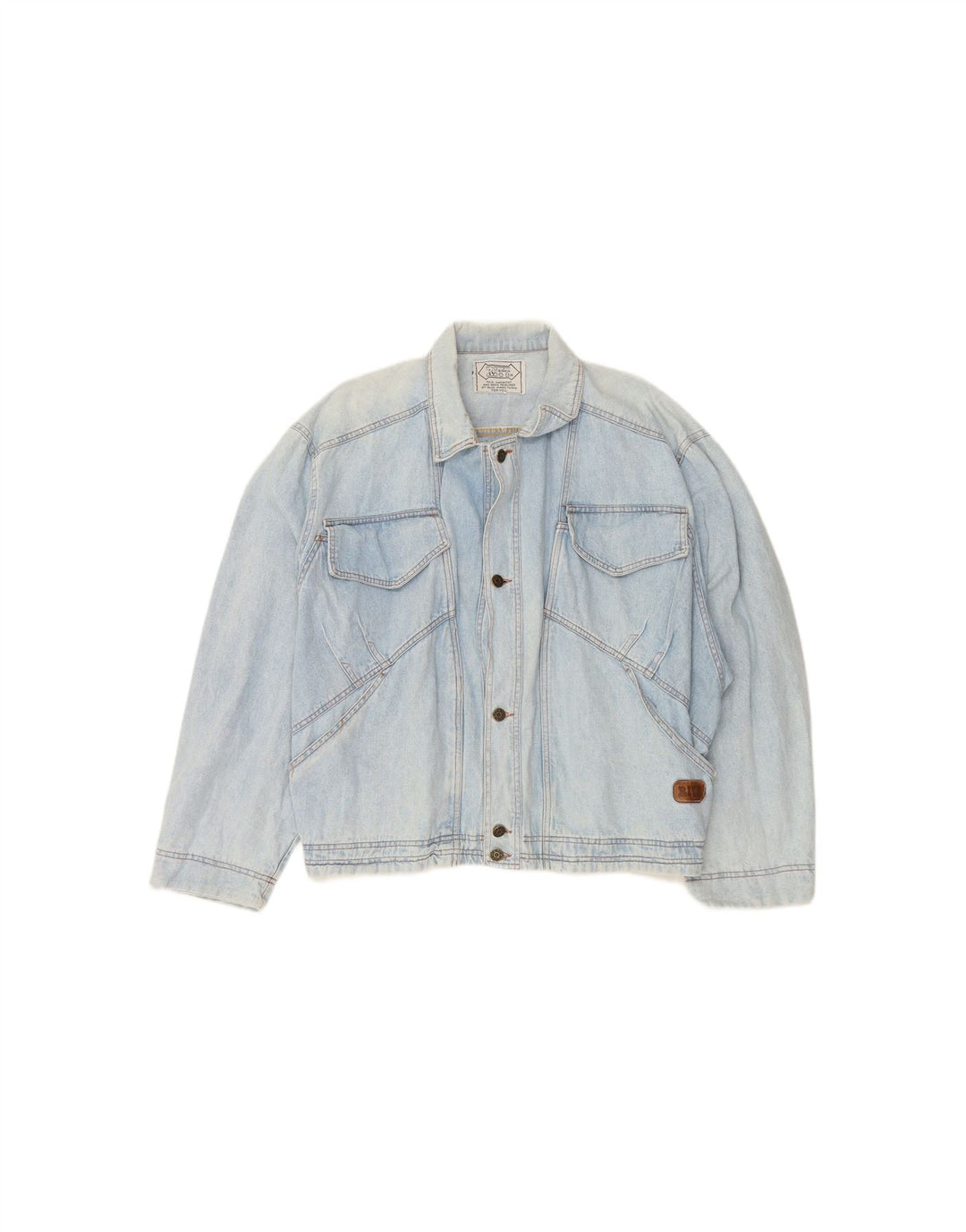 RITT Mens Denim Jacket UK 46 3XL Blue Vintage Ritt and Second-Hand Ritt from Messina Hembry 