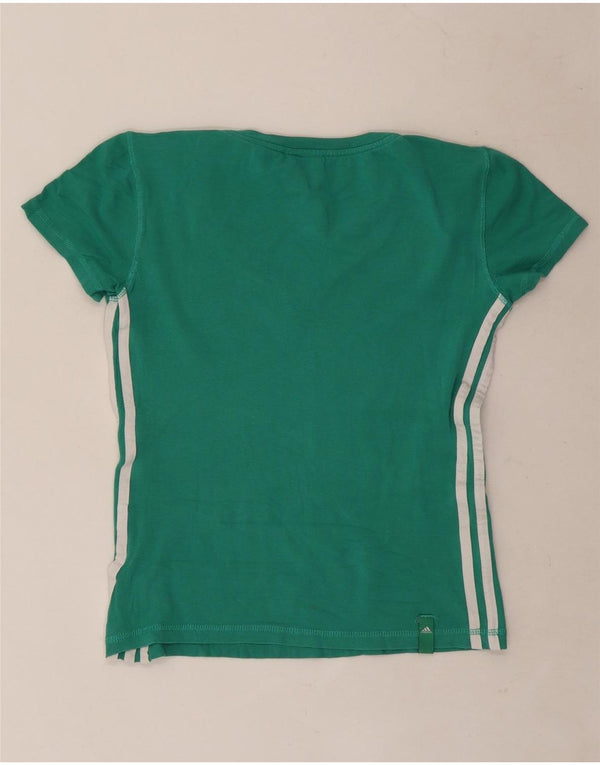 Tricou Adidas pentru femei Top UK 12 Medium Green Bumbac