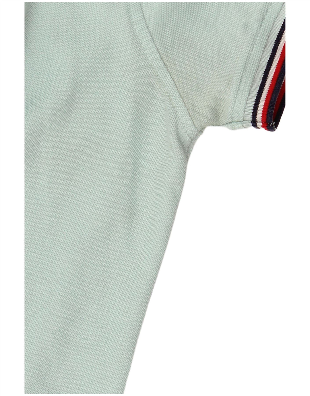 Cămașă polo Tommy Hilfiger pentru bărbați, bumbac turcoaz mediu