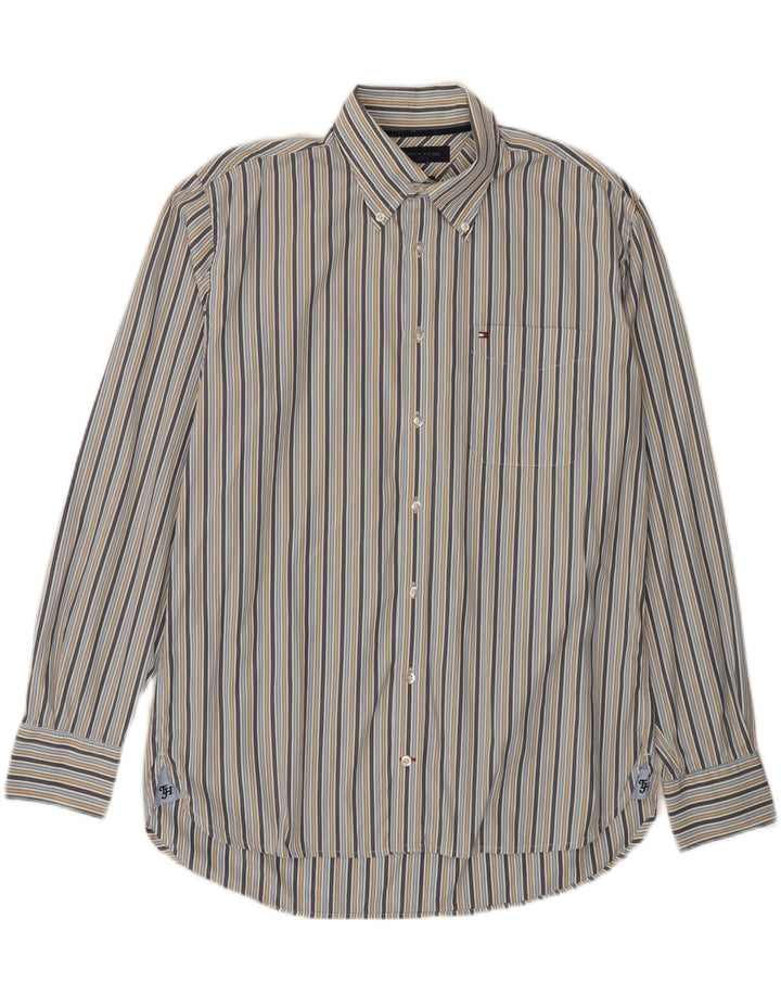 Cămașă pentru bărbați TOMMY HILFIGER, bumbac cu dungi mari, multicolore