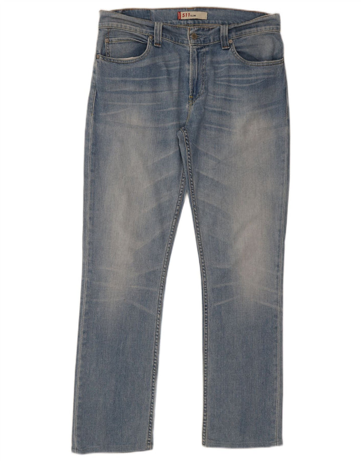 Blugi Levi's 511 Slim pentru bărbați W36 L32 Bumbac albastru