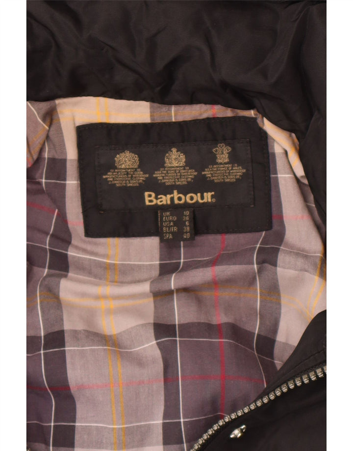 Jachetă parka cu glugă Barbour pentru femei UK 10 Small Black