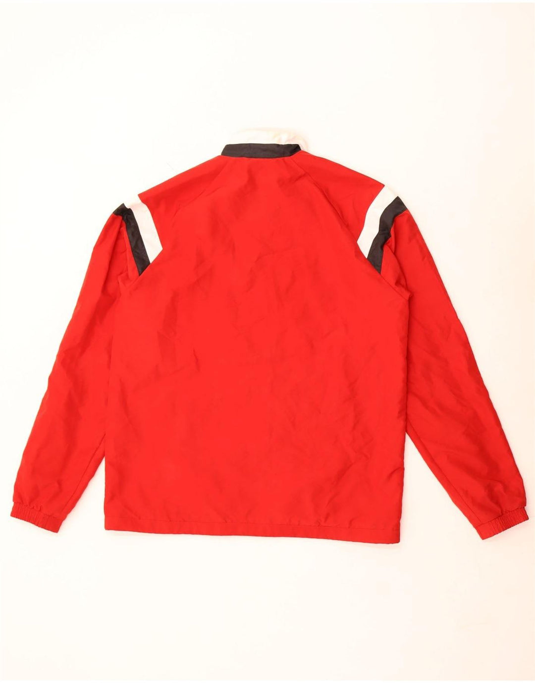 Jachetă de trening pentru bărbați Adidas, roșu mediu, poliester color bloc