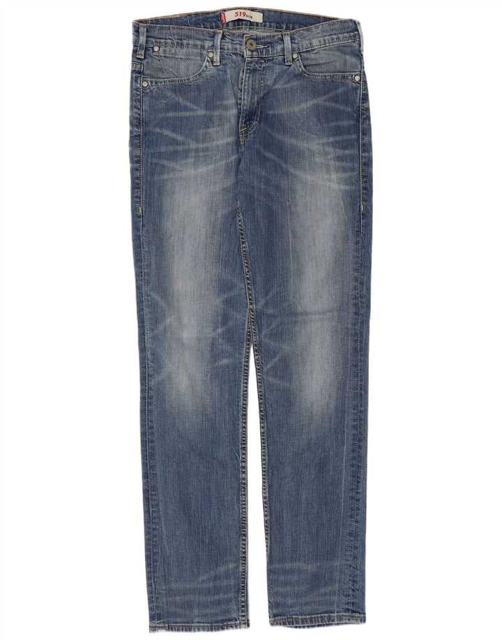 Blugi Levi's 519 Slim pentru bărbați W33 L34 Bumbac albastru