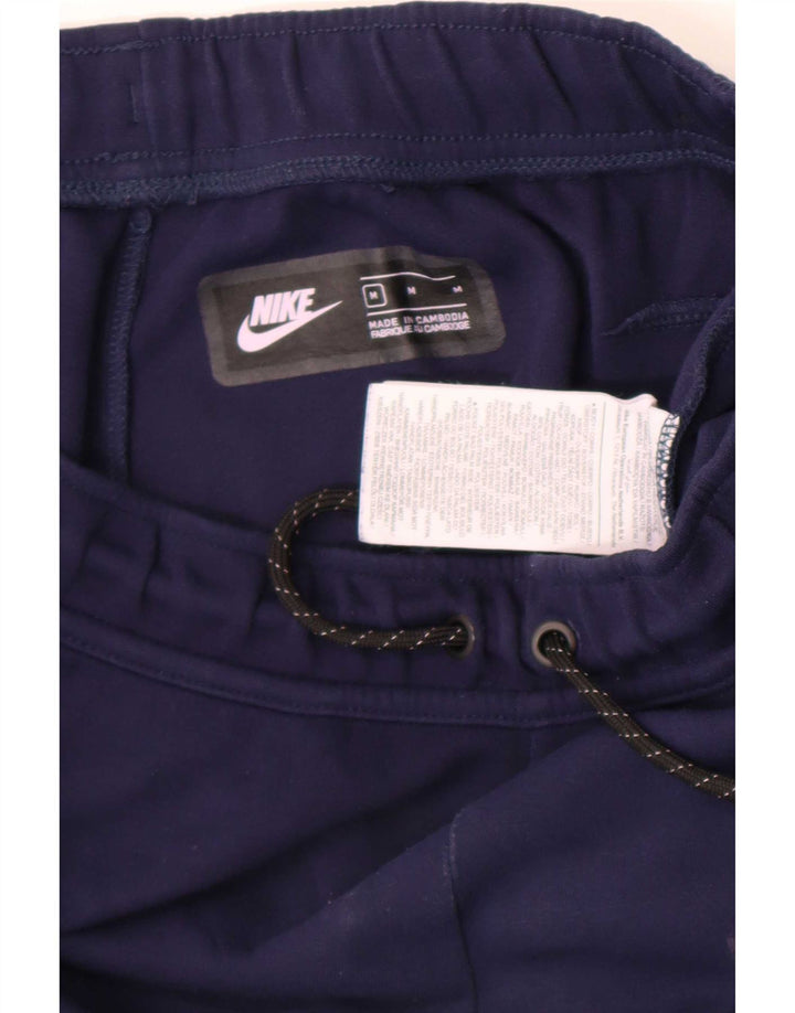 Pantaloni de trening pentru bărbați Nike Pantaloni de jogging, bumbac mediu albastru bleumarin