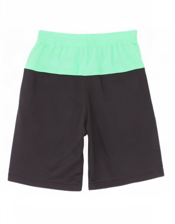 Pantaloni scurți sport grafic Adidas pentru băieți 11-12 ani, negru, poliester