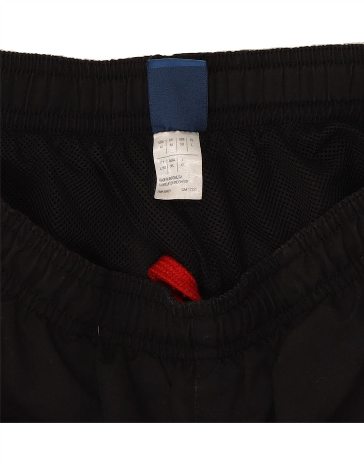 REEBOK Mens Graphic Tracksuit Trousers Medium  Black Polyester Vintage Reebok and Second-Hand Reebok from Messina Hembry 