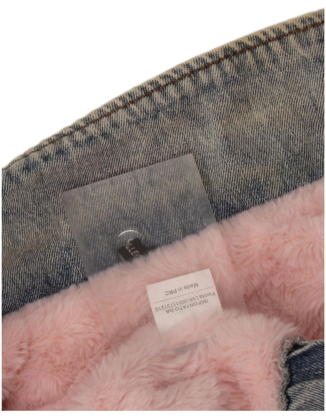 COLECȚIE NOUĂ Jachetă de denim supradimensionată pentru femei cu mâneci 3/4 UK 10 Small Blue