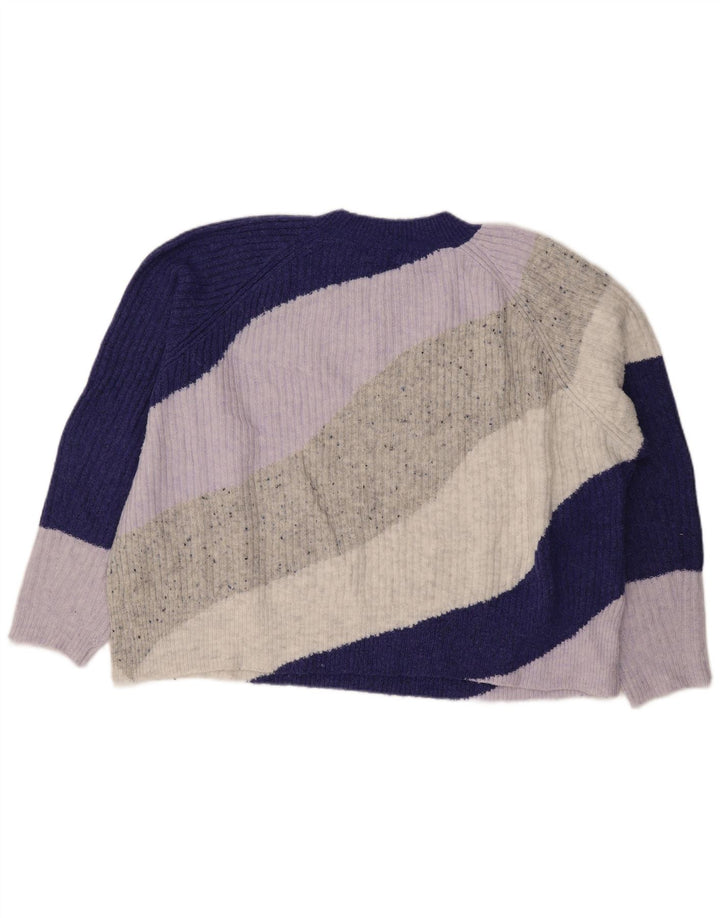 Pulover pentru femei Marks & Spencer cu decolteu triplu, UK 18 XL, multicolor