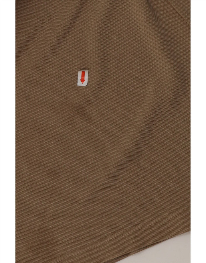 Tricou polo pentru bărbați Lacoste Slim Fit Mărimea 4, bumbac maro mediu