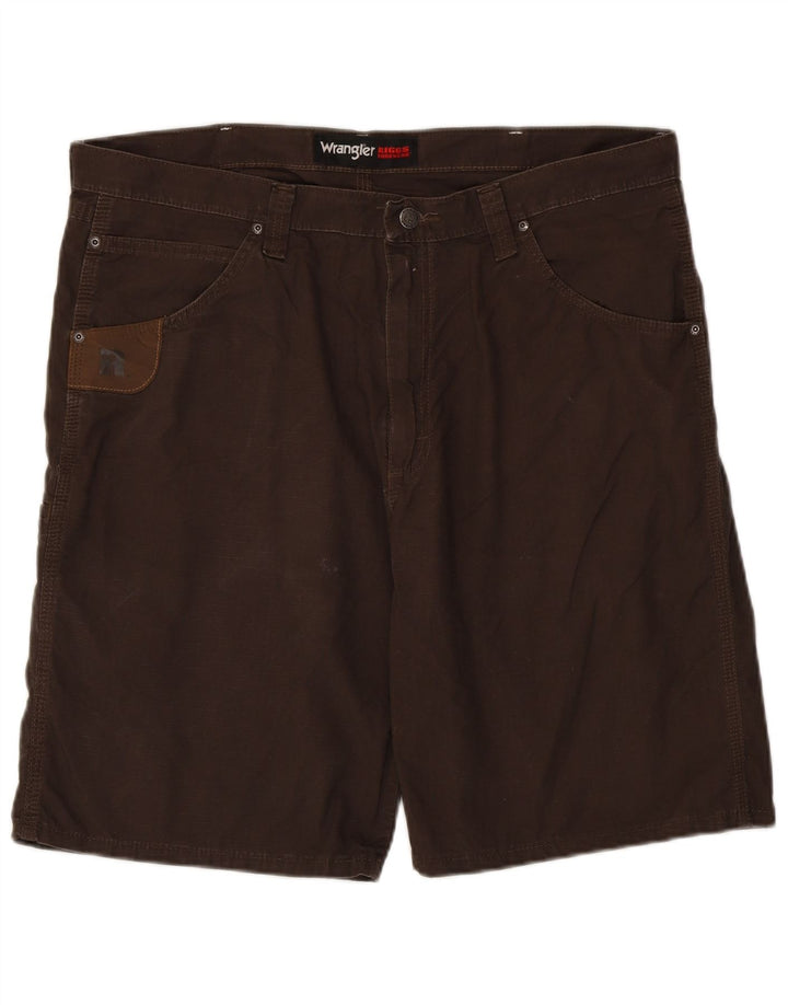 Pantaloni scurți cargo Wrangler pentru bărbați W38 XL, bumbac maro