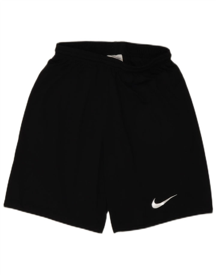 Pantaloni scurți sport Nike Slim Fit pentru bărbați, poliester negru mic
