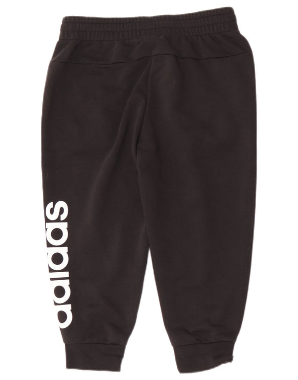 Pantaloni de trening Adidas pentru femei Graphic Capri Pantaloni de jogging UK 8/10 Small Black