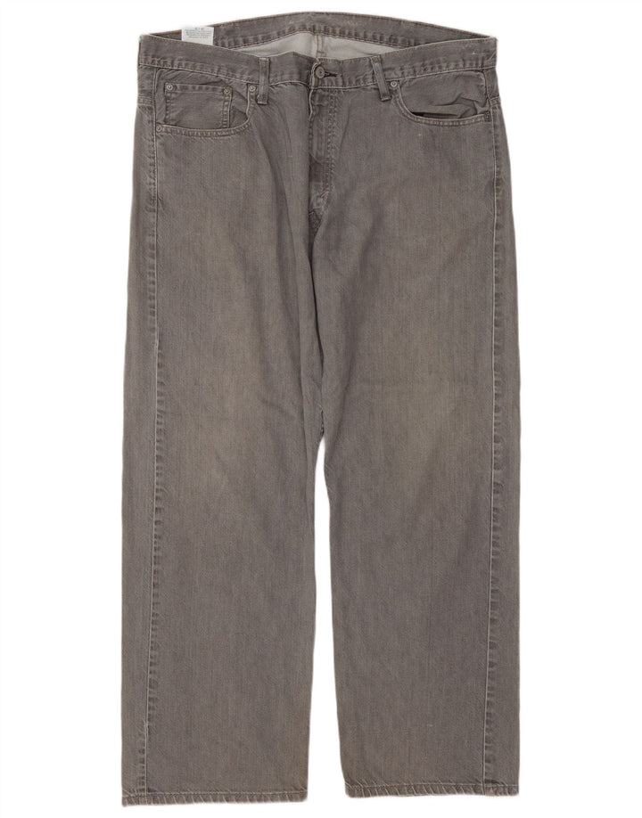 Blugi Levi's 569 loose W38 L29 bumbac gri