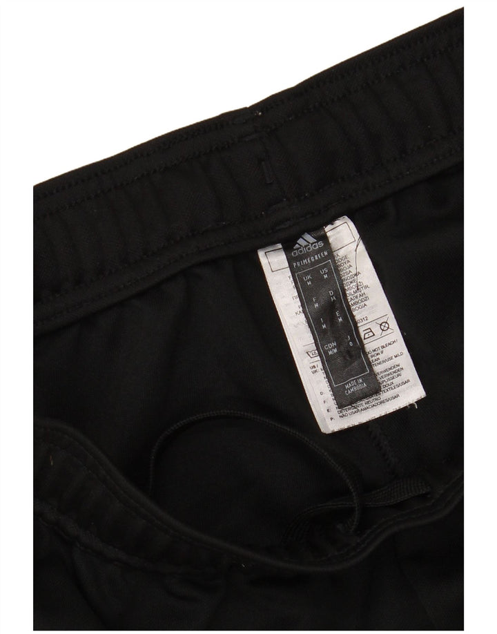 ADIDAS Womens Aeroready Tracksuit Trousers UK 12 Medium  Black Polyester