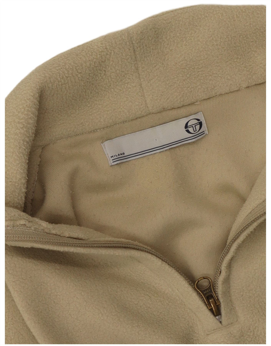 Pulover din lână vintage pentru femei, cu fermoar, verde mediu