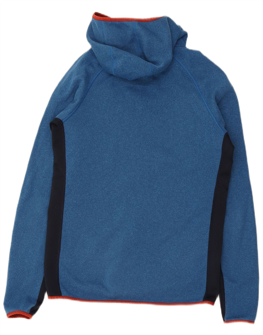Pulover Patagonia pentru bărbați, cu fermoar, albastru mediu, poliester color bloc
