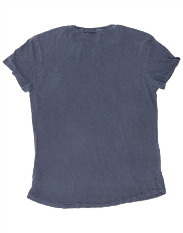 Tricou Bărbați G-Star Top Medium Blue Bumbac