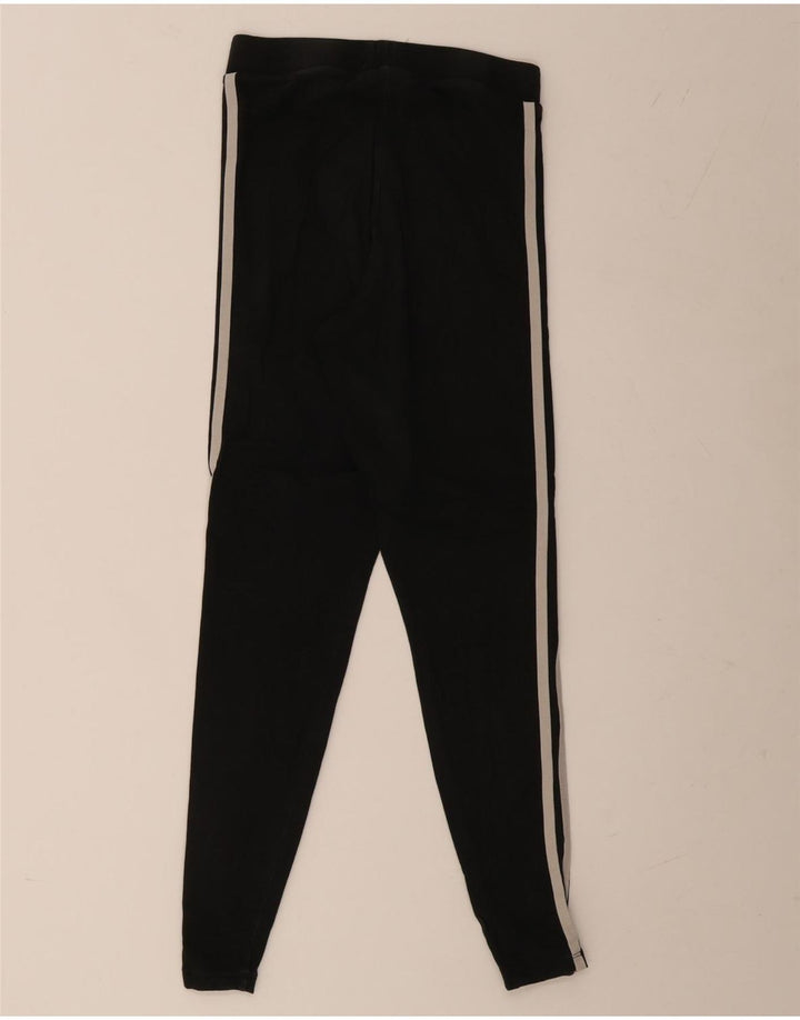 Leggings pentru femei Adidas UK 10 mic bumbac negru