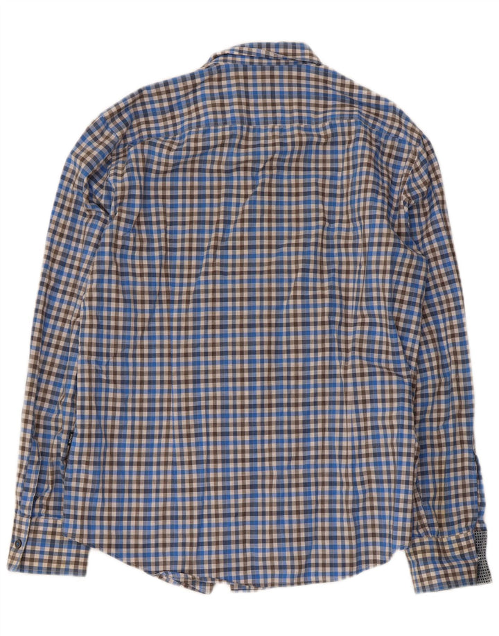Cămașă pentru bărbați Hugo Boss Slim Fit, mare, albastru, din bumbac