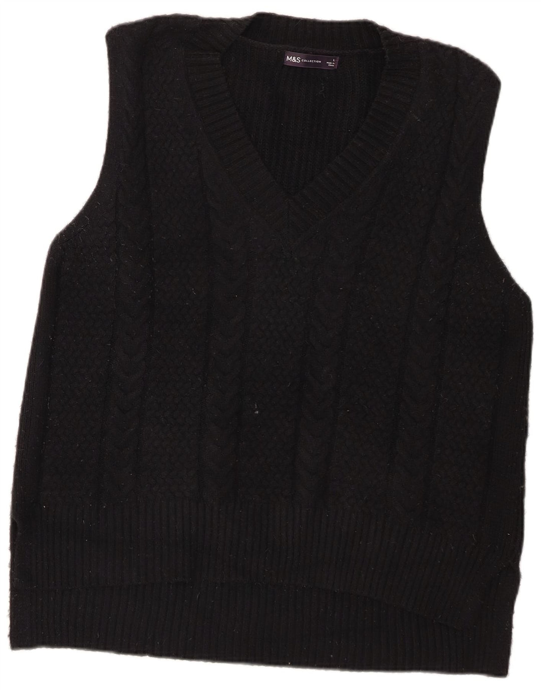 Marks & Spencer Vestă pentru bărbați Tank Top Mare Poliester Negru