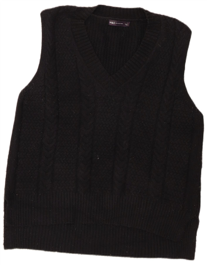 Marks & Spencer Vestă pentru bărbați Tank Top Mare Poliester Negru