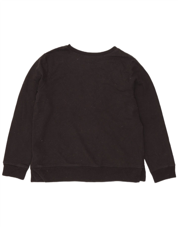 GAP Pulover cu grafic pentru femei UK 16, mare, negru, bumbac