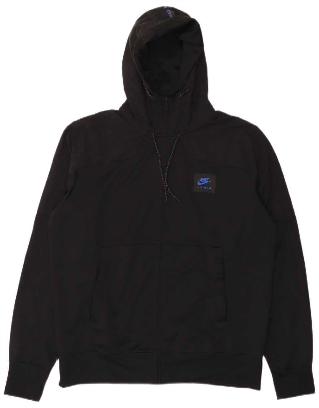 Pulover Nike Graphic Zip pentru bărbați, poliester mare, negru