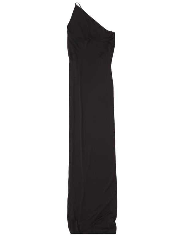 Rochie Exte pentru femei Maxi pe un umăr IT 44 Medium Black Viscose